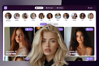 develop dating ai mobile app, flutter developer, andriod and ios, hybrid app