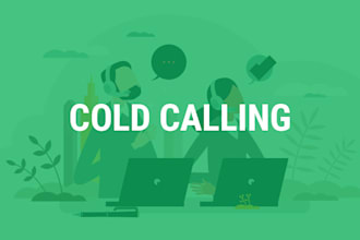 do cold calling, appointment setting for you