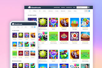 set up arcade game development, adsense integration, html5 game, wordpress blog