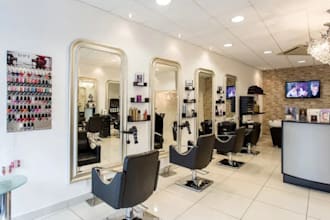 do 3d hair salon interior design , nail spa, barber shop, massage room