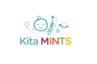 design kids, baby shop, daycare and childcare logo