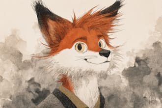 make furry art, fursona or anthro character