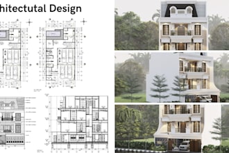 draft professional architectural drawings and space planning