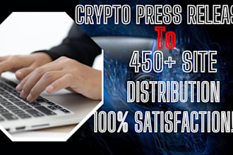 distribute crypto, blockchain press release to news media attract whale investor