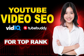 video promotion organically with proven youtube SEO for you