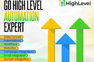 be your gohighlevel expert for sales funnels, CRM, emails, SMS automation