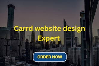 design a professional one page carrd website