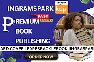 do your book formatting for amazon kdp lulu ingramspark bookcover paperback