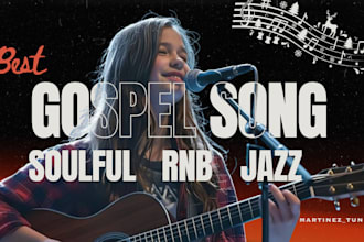 be your female soulful rnb gospel singer