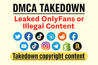 submit dmca takedown notices to youtube, google, instagram, and more