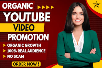 do organic youtube video promotion