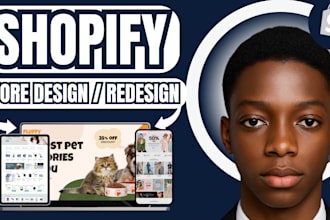 design or redesign a premium shopify dropshipping store, shopify store upgrading