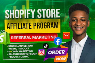 setup shopify affiliate with amazon facebook and google integration