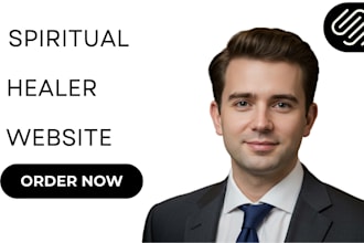 build custom elegant squarespace spiritual healer and holistic website