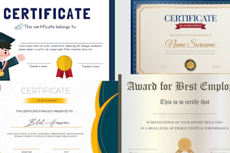 design diploma certificate award, degree certificate custom certificate template