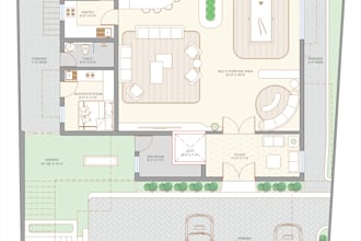 create detailed 2d floor plans and house layouts in autocad
