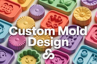 do 3d mold silicon mold chocolate mold plastic mold and injection mold