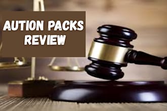 review legal property auction packs for you