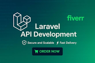 develop laravel API for frontend and mobile app