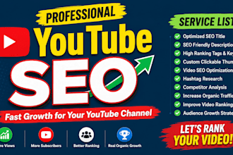 optimize your youtube videos with advanced SEO