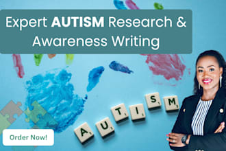 do expert autism research, urgent writing, and compassionate awareness content