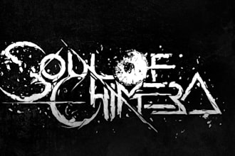make a gothic horror for metal logo bands