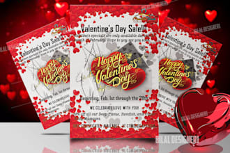 design eye catching flyers, posters, or brochures