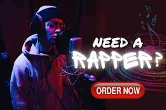 be your male rapper songwriter to your hiphop rap custom song