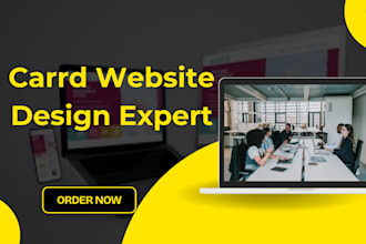 create a modern and responsive carrd landing page