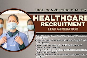 healthcare recruitment leads medical, staffing agency leads facebook google ads