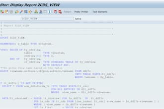 develop and customize sap abap, fiori, and workflow solution