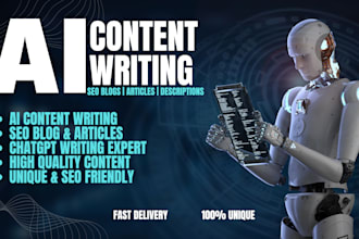 write SEO content, articles and blogs using ai tools
