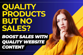 write website content that sells for website copywriting