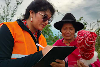 levantaré información social y agrícola en kichwa en comunidades altoandinas