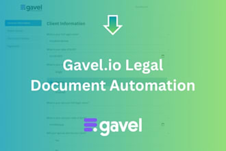build custom legal document workflow automation in gavel io