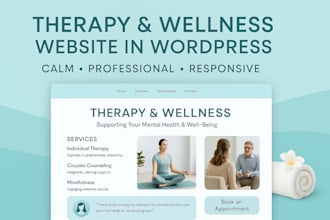 design your therapy and counseling website