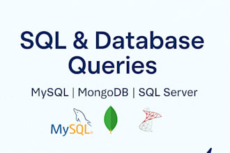 write and optimize database queries in mongodb, mysql, and sql server