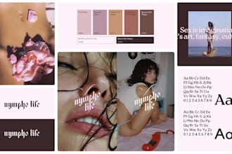 design a premium brand identity for tech, fashion and wellness brands