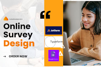 create responsive online survey, google form, questionniare with qr code
