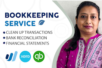 provide accounting and bookkeeping through qbo, xero, wave