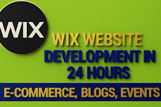 wix website design and setup professional and responsive