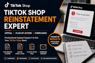 reinstate your tiktok shop after suspension or violation
