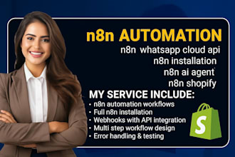n8n automation n8n whatsapp cloud api n8n installation n8n ai agent n8n shopify