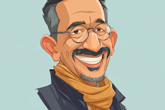 make a cartoon caricature, logo, portrait, or avatar