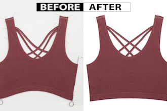 do flat lay image editing service