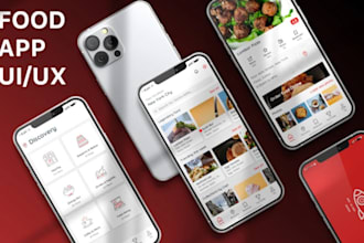 design fintech, saas, food delivery and marketplace app ui ux