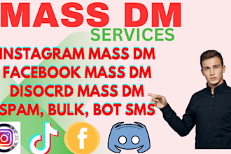 instagram mass dm facebook mass dm telegram mass dm direct message mass dms