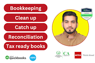 do quickbooks online bookkeeping, xero bookkeeping, cleanup