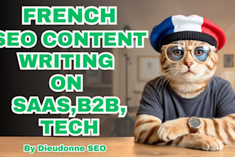 write web content in french for your tech product or saas brand
