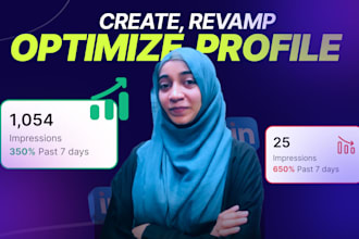 create, revamp or optimize your linkedin profile for success